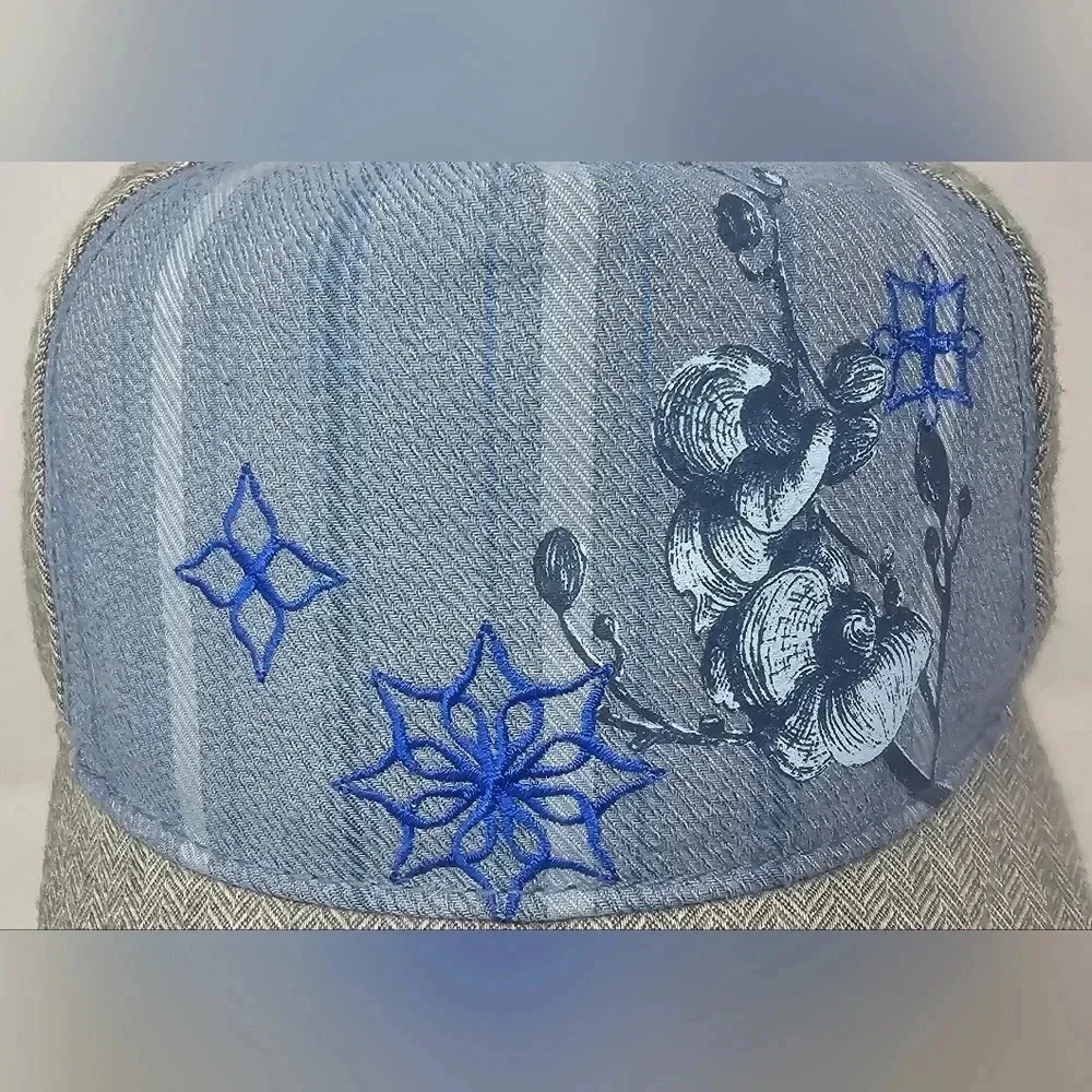 Goorin Bros Sand Cassel Kids Blue/Pink/Gray Adjustable Hat 2010 NWT